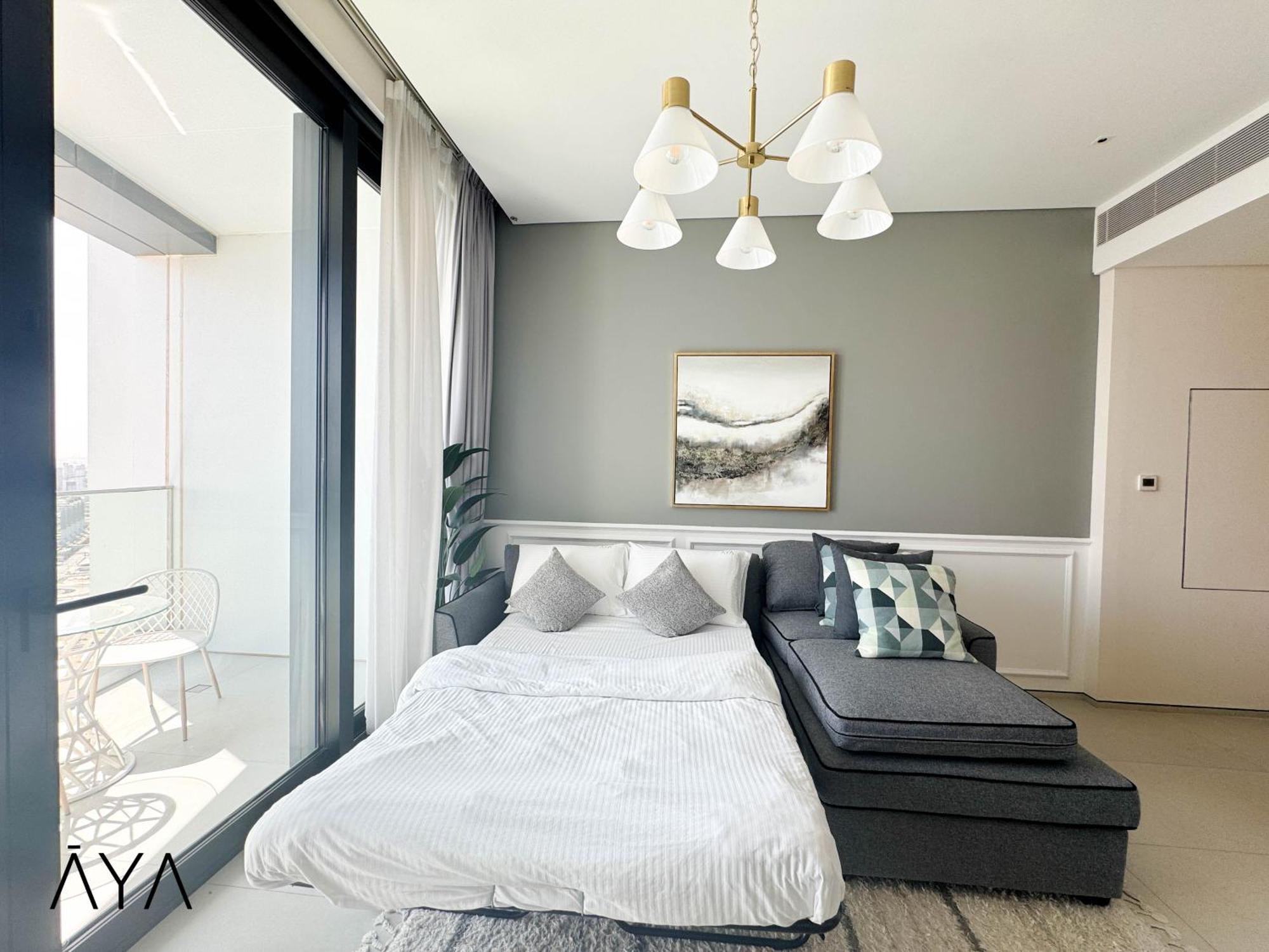 Jumeirah Gate Tower 1 - Stylish Apartment With Pool & City Views Дубай Экстерьер фото